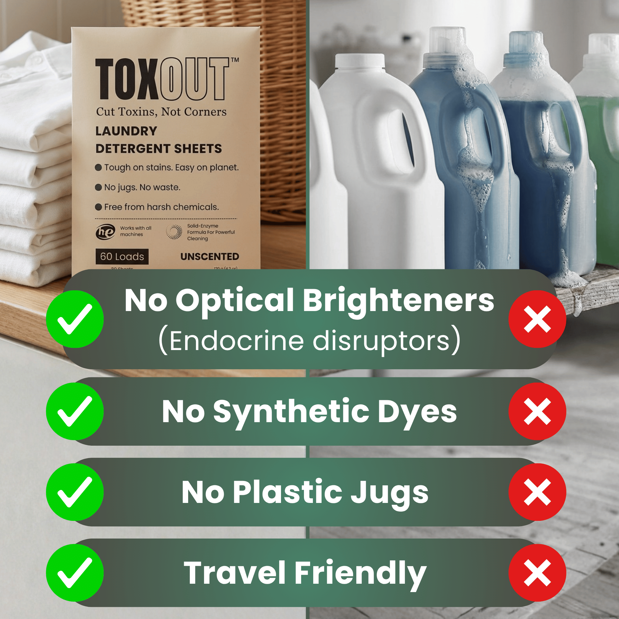 Laundry Detergent Sheets
