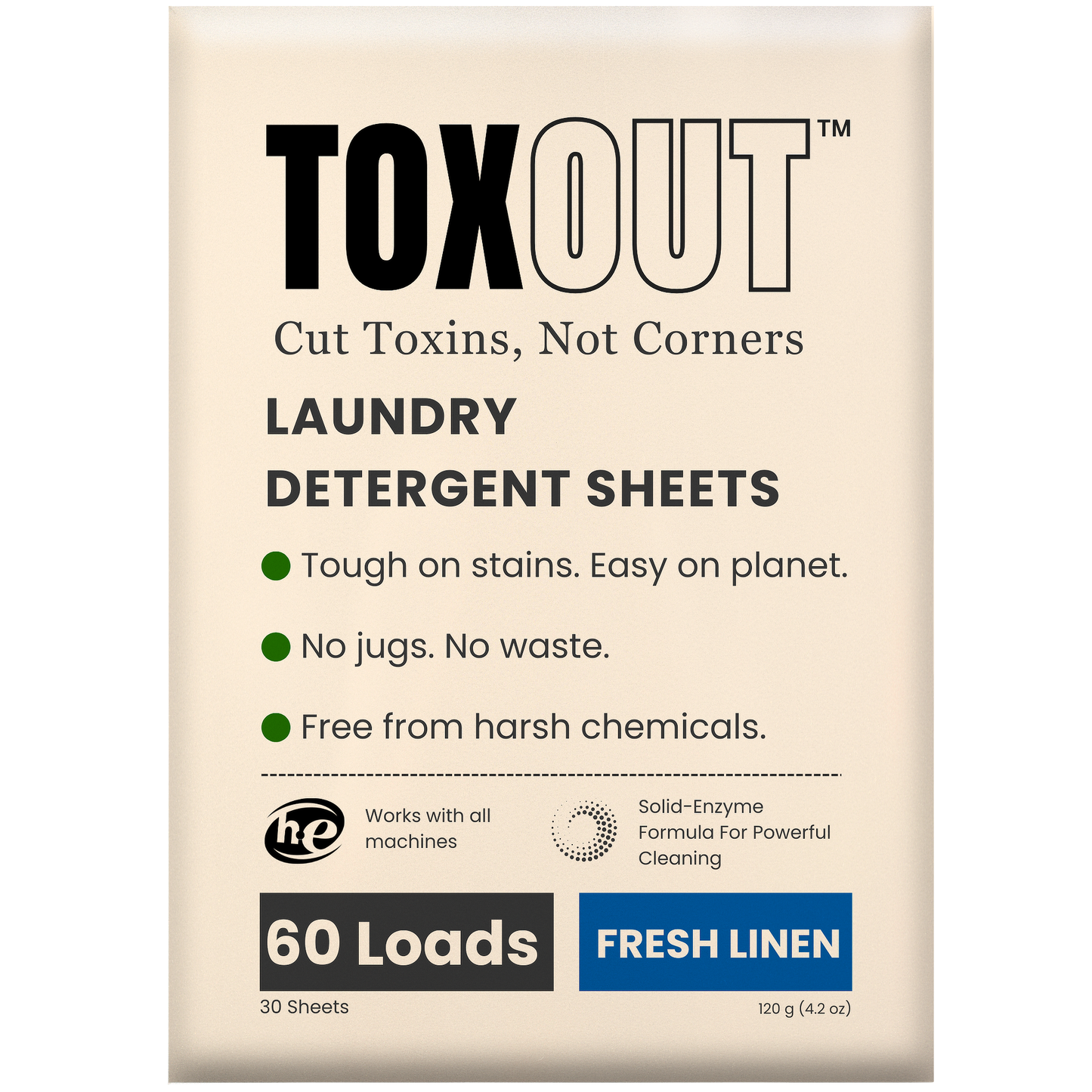 Premium Laundry Detergent Sheets